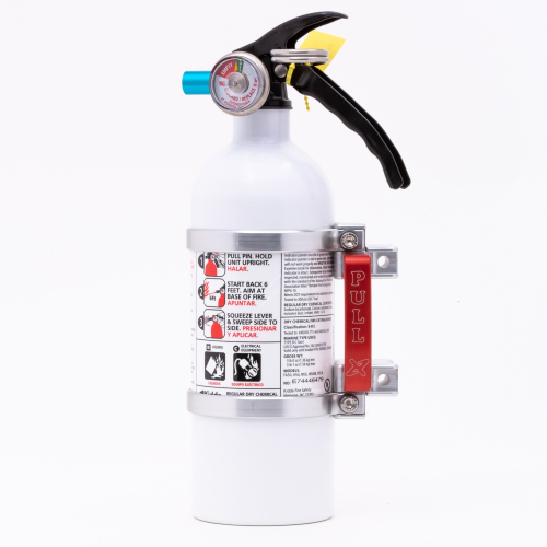 Axia Alloys - Axia Alloys 2lb. Kidde Extinguisher with Quick Release Mount - Silver - MODFMK-C
