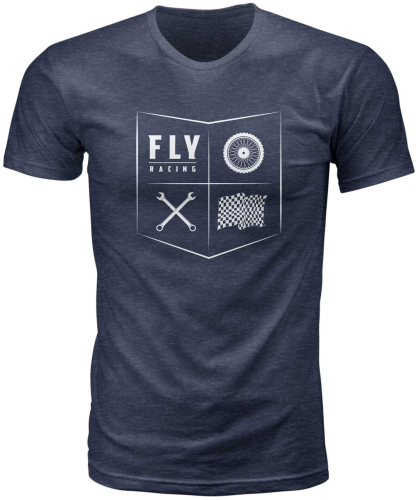 Fly Racing - Fly Racing Fly All Things Moto T-Shirt - 352-1208M - Midnight Navy - Medium
