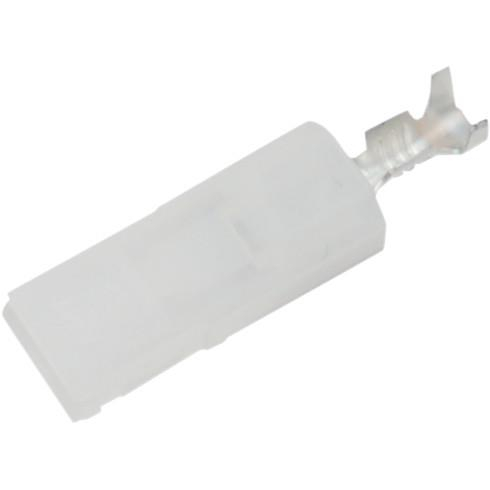 Namz - Namz OEM Type Connectors - AMP .187in. Female White Socket Housing with Terminal (20pk) - NHD-72294-94