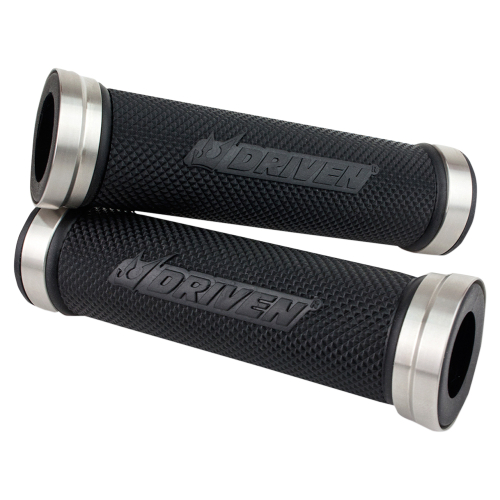 Driven Racing - Driven Racing D-Axis Grip - Stainless Steel/Black - DXG-SS-BK