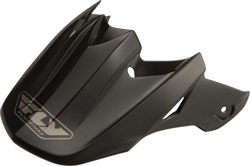 Fly Racing - Fly Racing Visor for Formula Helmets - Matte Black - 73-4536