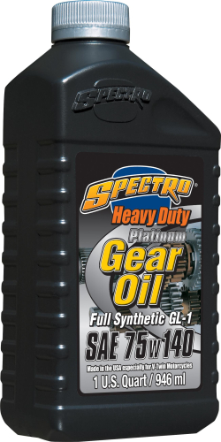Spectro - Spectro Platinum Gear Oil Heavy Duty Full Syn - 75W140 - 1qt. - R.HDPGO