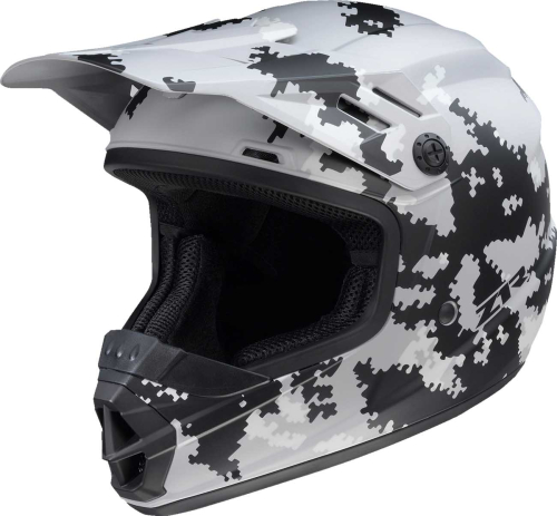 Z1R - Z1R Rise Digi Camo Youth Helmet - 0111-1455 - Matte Gray - Medium