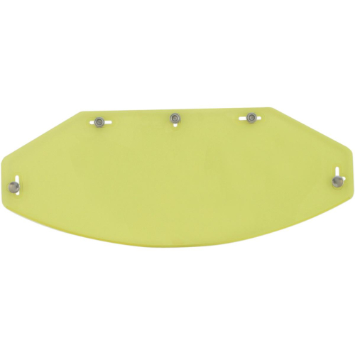AFX - AFX Flat Five-Snap Shield - Yellow - 0131-0074