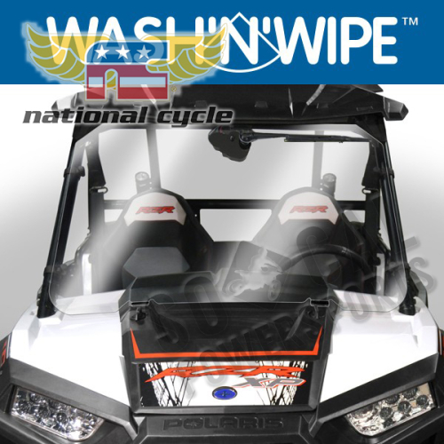 National Cycle - National Cycle UTV Lexan Windshield - Full with Wash-N-Wipe - N30211
