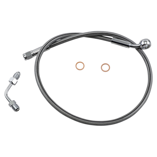 Magnum - Magnum Clear Coated XR Stainless Upper Front Brakeline Kit - 26in. Total Length - SSC1501-26