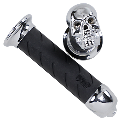Pro Grip - Pro Grip 862 Skull Cruiser Grips - for 7/8in. bars - 862CR-SK-78