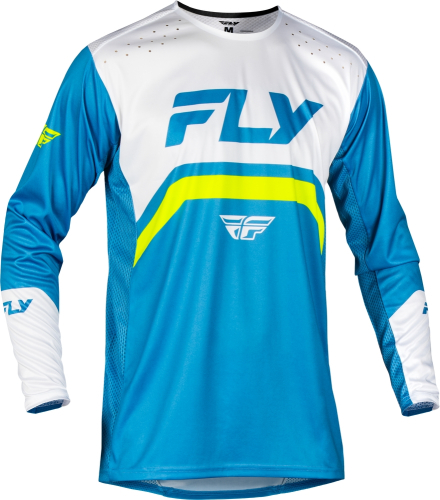 Fly Racing - Fly Racing Rayce Bicycle Youth Jersey - 378-052YM - Blue/White/Lime Green - Medium