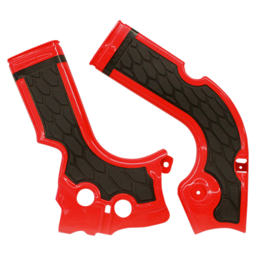 Acerbis - Acerbis X-Grip Frame Guards - Red/Black - 2374241018