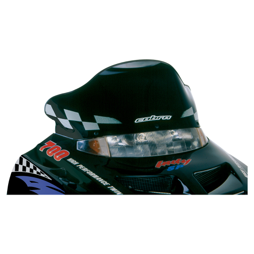 Powermadd - Powermadd Cobra Windshield - 10in. - Black/White - 11220