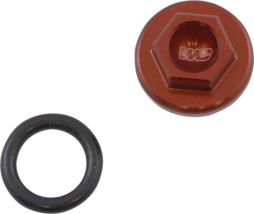 Works Connection - Works Connection Oil Filler Plugs - Red - 24-077
