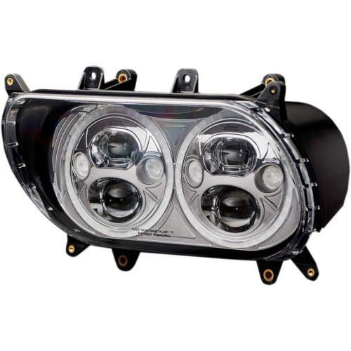 Custom Dynamics - Custom Dynamics 5.75in. LED Headlamps - Chrome - CDTB-RG-15-C