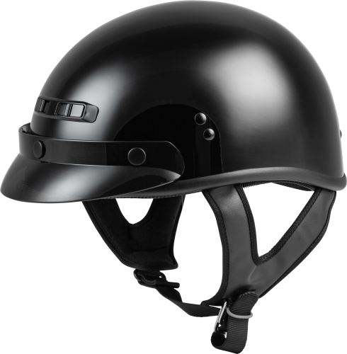 G-Max - G-Max GM35F Solid Full Dressed Helmet - G1235023 - Black - X-Small