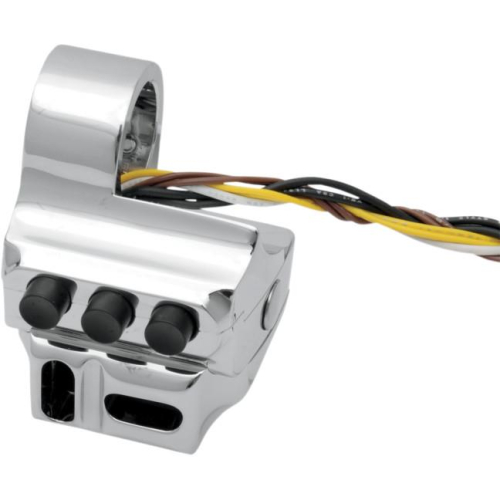Performance Machine - Performance Machine Contour Hydraulic Clutch 5-Button Switch Housing - Chrome - 0062-2043-CH