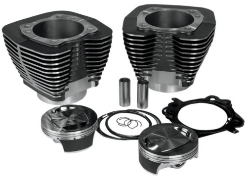 Revolution Performance - Revolution Performance Bolt-On Big Bore Kit (113in. Flat Top) - Bore 4.060in. - 10.5:1 Compression - Granite - 201-177W