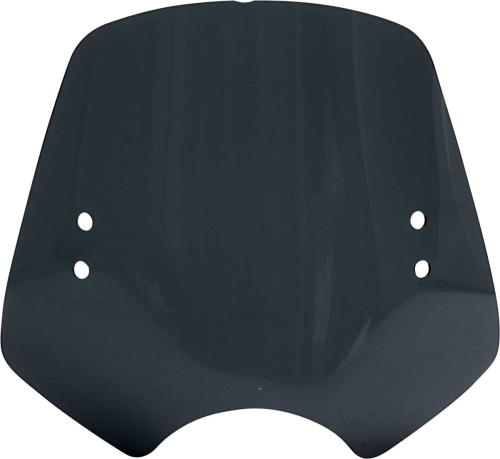 Memphis Shades - Memphis Shades The Shooter Bar Mount Windshield - Dark Black Smoke - MEM16110