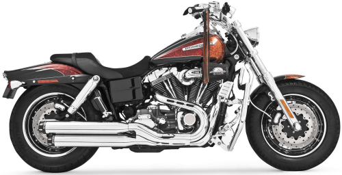 Freedom Performance - Freedom Performance 3 1/4in. Signature Slip-Ons - Chrome/Black Tips - HD00192
