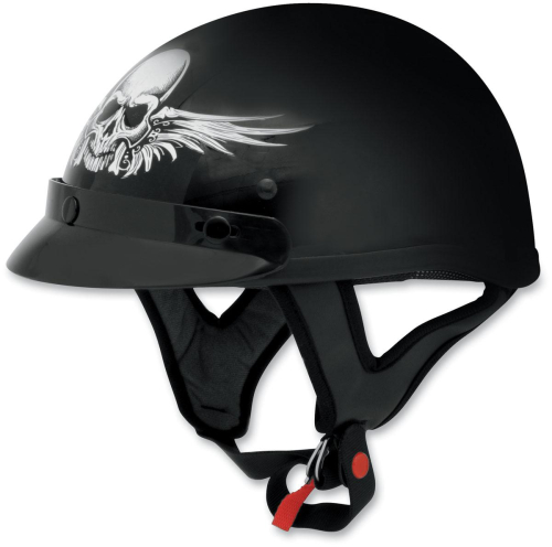 AFX - AFX FX-70 Skull Helmet - 0103-0847 - Black Skull - X-Small