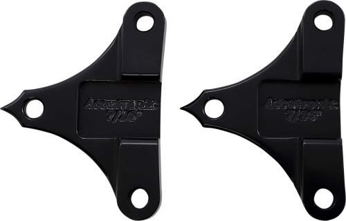 Accutronix - Accutronix 49mm Custom Fender Spacers - 7/16in. - Tribal - Black - TFS49-LF7/16B