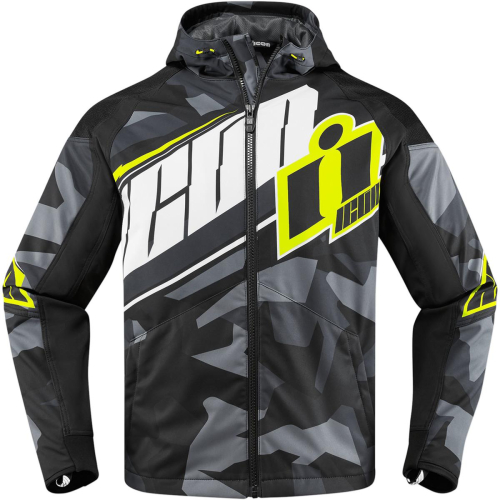 Icon - Icon Merc Deployed Jacket - XF-2-2820-3784 - Gray - 4XL