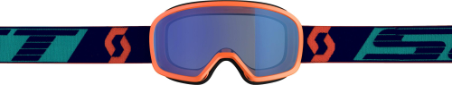 Scott USA - Scott USA Buzz Pro Snow Cross Goggles - 262588-1415030 - Orange/Blue / Sky Blue Lens - OSFM