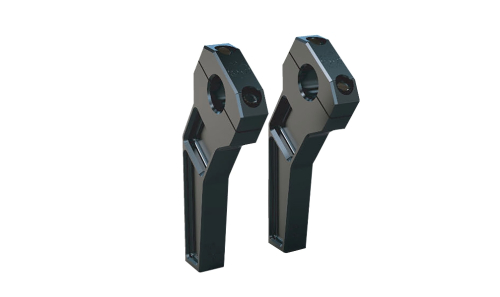 Todds Cycle - Todds Cycle 1in. Pullback Handlebar Riser Kit - 6in. Rise - Black - TD-R12-06B