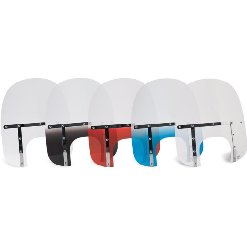 Memphis Shades - Memphis Shades Memphis Fats Windshield (Big Headlight Cutout) - 17in. - Gradient Ruby - MEM6822