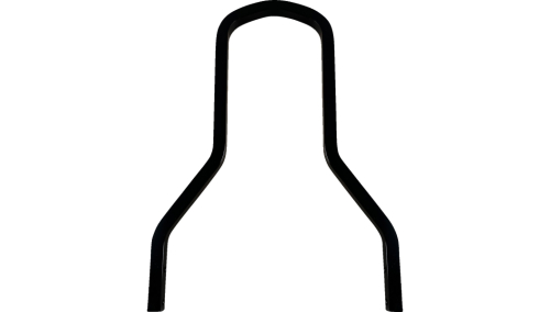 Drag Specialties - Drag Specialties Square Sissy Bar - Short - 10in. - Black - 1501-0772