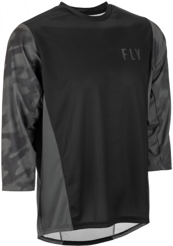 Fly Racing - Fly Racing Ripa 3/4 Sleeve Jersey - 352-8096S - Black/Gray Camo - Small