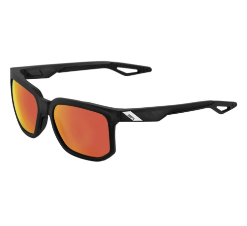 100% - 100% Centric Sunglasses - 60025-00001 - Matte Crystal Black / HiPER Red Lens - OSFM