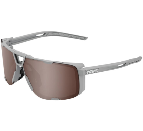 100% - 100% Eastcraft Sunglasses - 61045-469-01 - Soft Tact Cool Gray / Crimson Silver Lens - OSFM