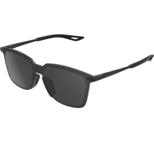 100% - 100% Legere UltraCarbon Square Sunglasses - 60020-00000 - Polished Black / Smoke Lens - OSFM