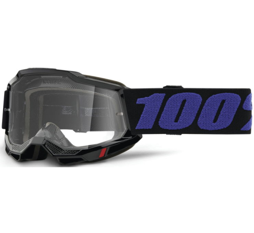 100% - 100% Accuri 2 Moore Youth Goggles - 50024-00005 - Moore/Black/Purple / Clear Lens - OSFA