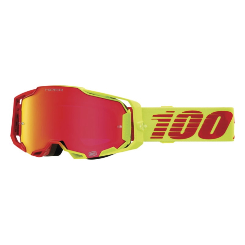 100% - 100% Armega Solaris Goggles - 50003-00003 - Solaris / Hiper Red Mirror Lens - OSFM