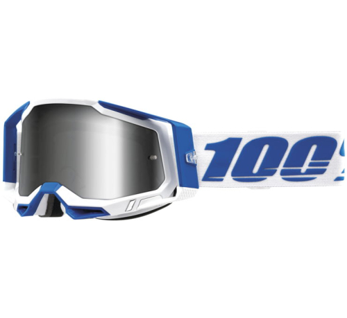 100% - 100% Racecraft 2 Isola Goggles - 50010-00005 - Isola / Flash Silver Lens - OSFM