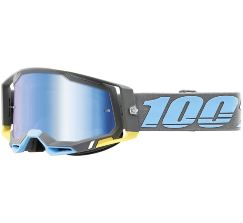 100% - 100% Racecraft 2 Trinidad Goggles - 50010-00008 - Trinidad/Gray/Light Blue / Blue Mirror Lens - OSFM