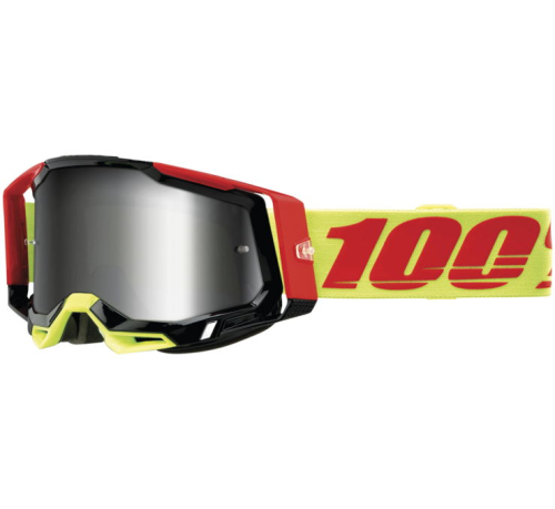 100% - 100% Racecraft 2 Wiz Goggles - 50010-00010 - Wiz / Flash Silver Lens - OSFM