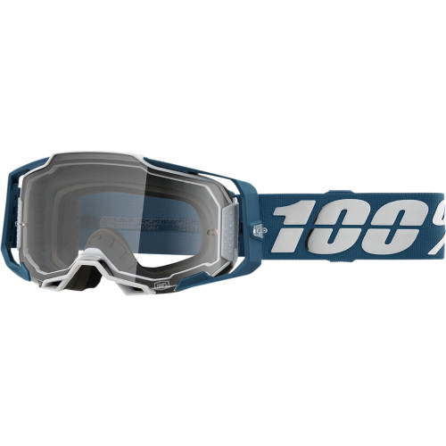100% - 100% Armega Albar Goggles - 50721-101-11 - Turquoise/White / Clear Lens - OSFM