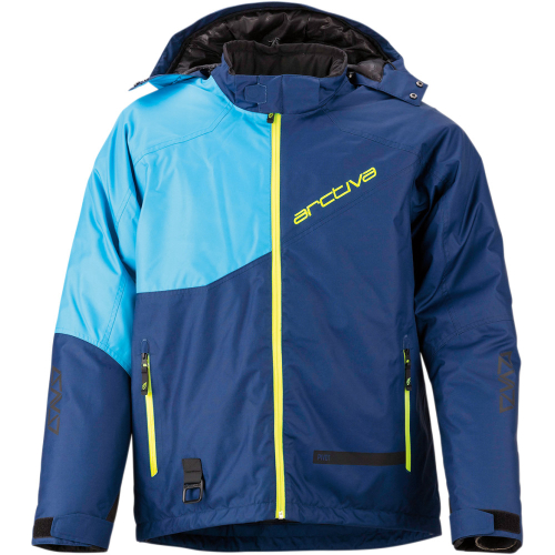 Arctiva - Arctiva Pivot 4 Insulated Jacket - 3120-2028 - Blue/Hi-Viz - Small