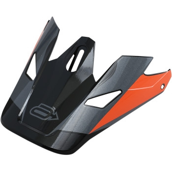 Arctiva - Arctiva Visor for Summit Rise Helmets - Black/Orange - 0133-1064