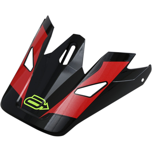 Arctiva - Arctiva Visor for Summit Rise Helmets - Black/Red/Hi-Viz - 0133-1067