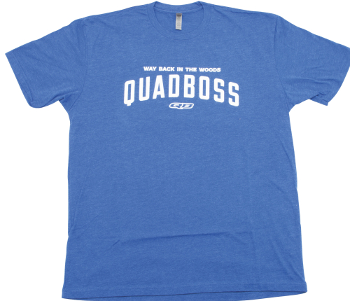 QuadBoss - QuadBoss Way Back T-Shirt - N6210L-STORM - Blue - Large