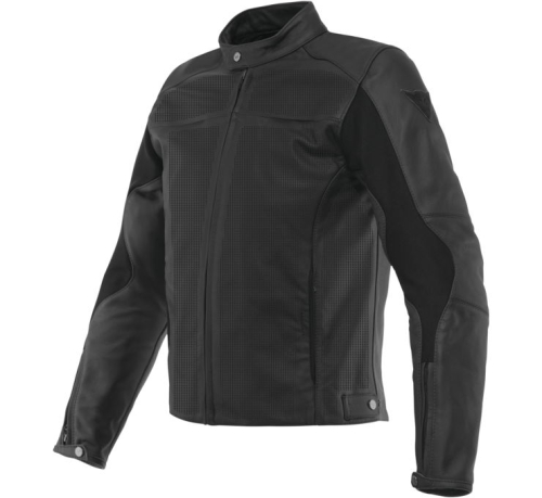 Dainese - Dainese Razon 2 Perforated Leather Jacket - 201533886-001-52 - Black - 42