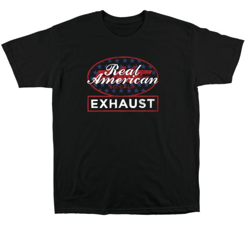 FMF Racing - FMF Racing American Exhaust T-Shirt - SP23118911-BLK-MD - Black - Medium