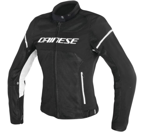 Dainese - Dainese Air Frame D1 Tex Womens Jacket - 202735196-948-46 - Black/White - 8