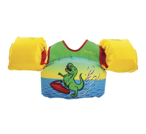 Jetpilot - Jetpilot Lil Wing Man CGA Infant Vest - JP21250DNOSRCHILD - Dinosaur - Infant Under 30 Lbs