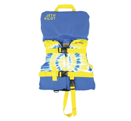 Jetpilot - Jetpilot Pistol Nylon CGA Youth Vest - JP22240BLUYELLOWINFANT - Blue/Yellow - Infant Under 30 Lbs