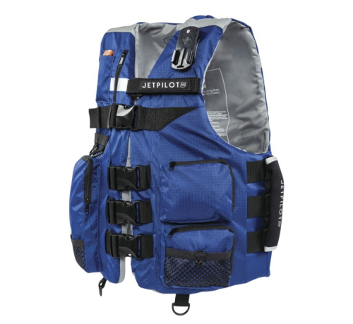 Jetpilot - Jetpilot L.R.E Navigator Nylon CGA Vest - JP22102NVYGRYLXL - Navy Blue/Gray - Lg-XL