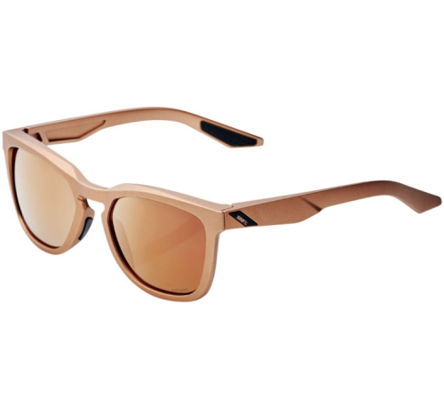 100% - 100% Hudson Sunglasses - 60027-00008 - Matte Copper Chromium / HiPer Copper Mirror Lens - OSFM