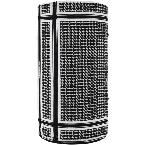 Zan Headgear - Zan Headgear Fleece-Lined Motley Tube - TF235BW - Houndstooth Black/White - OSFM